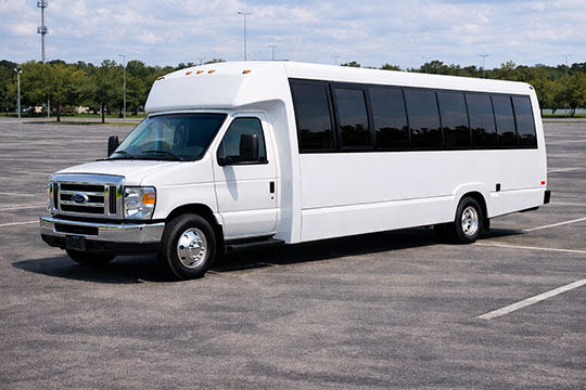 25-passenger minibus available for charter in Weston, FL